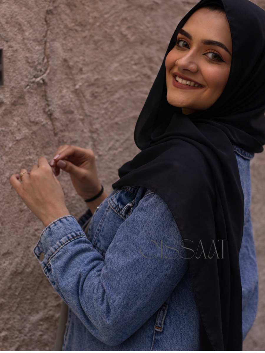 Qissaat Essential Chiffon Hijab (200cm Soft Premium)