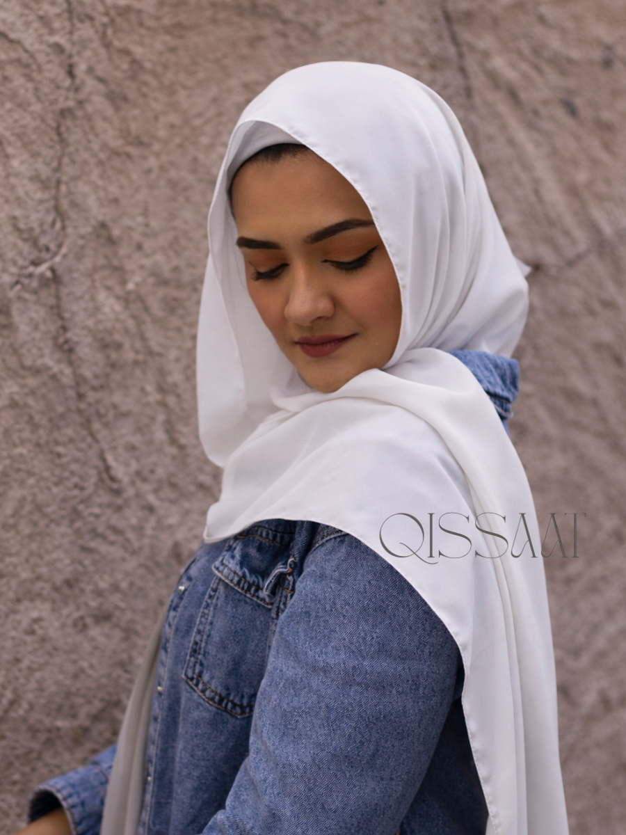 Qissaat Essential Chiffon Hijab (200cm Soft Premium)