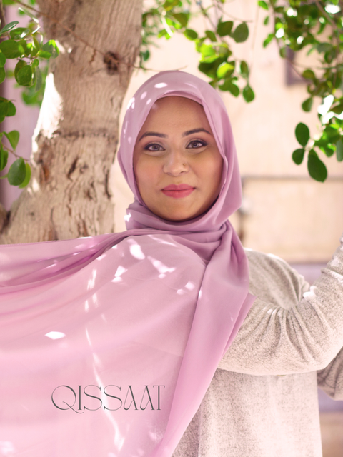 Qissaat Essential Chiffon Hijab (200cm Soft Premium) detail