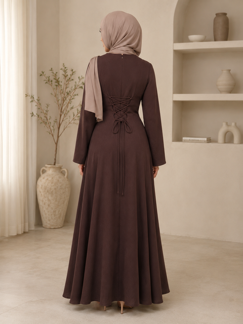 Haya Tie Back Dress detail