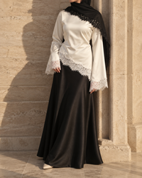 Silky Satin Maxi Skirt 4