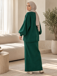 Winter Knit Co-ord Set | Oversized Sweater & Maxi Skirt 8
