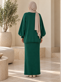 Winter Knit Co-ord Set | Oversized Sweater & Maxi Skirt 9